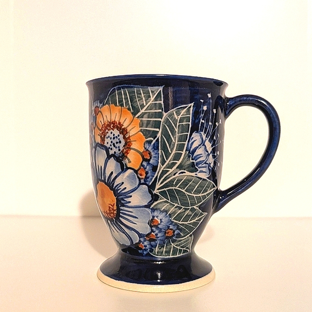 Unikat Polish Pottery Mug with Handle